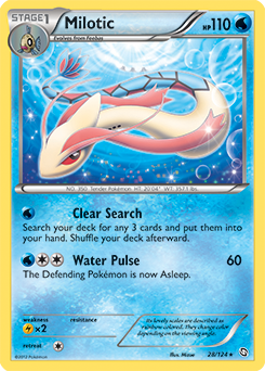 Milotic 28/124 Pokémon card from Dragons Exalted for sale at best price