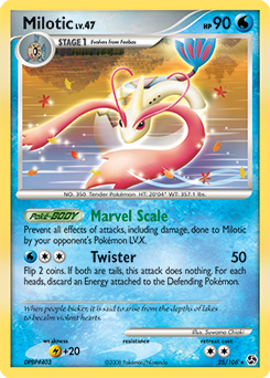 Milotic 25/106 Pokémon card from Great Encounters for sale at best price
