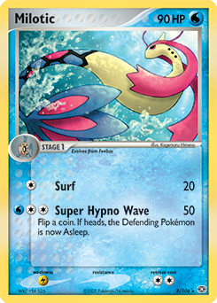 Milotic 8/106 Pokémon card from Ex Emerald for sale at best price