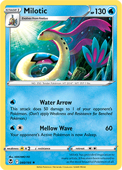 Milotic 040/195 Pokémon card from Silver Tempest for sale at best price