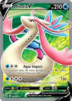 Milotic V 179/192 Pokémon card from Rebel Clash for sale at best price