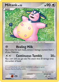 Miltank 55/132 Pokémon card from Secret Wonders for sale at best price