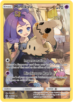 Mimikyu 245/236 Pokémon card from Cosmic Eclipse for sale at best price