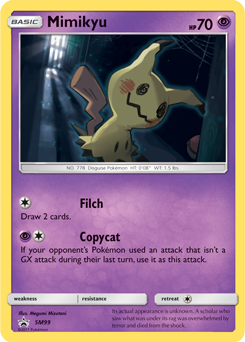 Mimikyu SM99 Pokémon card from Sun and Moon Promos for sale at best price