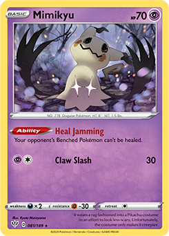 Mimikyu-V (148/163), Busca de Cards