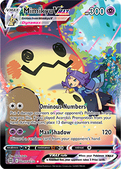 Mimikyu VMAX TG17/TG30 Pokémon card from Brilliant Stars for sale at best price