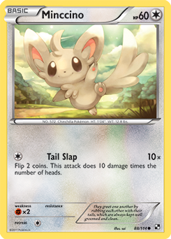 Minccino 88/114 Pokémon card from Black & White for sale at best price
