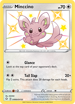 Minccino SV093/SV122 Pokémon card from Shining Fates for sale at best price