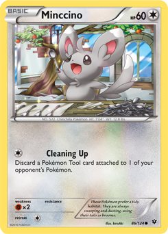 Minccino 86/124 Pokémon card from Fates Collide for sale at best price
