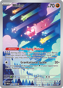 Minior 201/182 Pokémon card from Paradox Rift for sale at best price