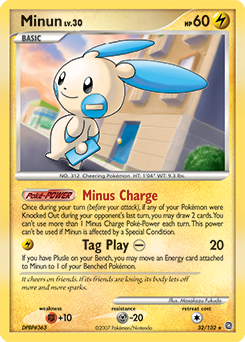 Minun 32/132 Pokémon card from Secret Wonders for sale at best price