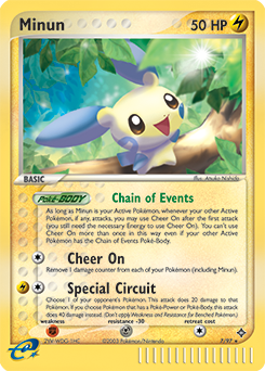 Carte Pokémon Holographique Rare Negapi 7/97 de la série Ex Dragon