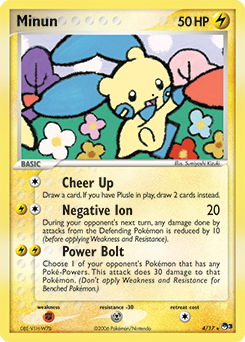Minun 4/17 Pokémon card from POP 3 for sale at best price