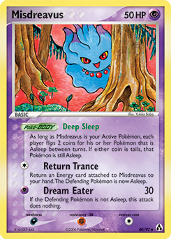 Misdreavus 40/92 Pokémon card from Ex Legend Maker for sale at best price