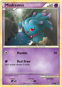 Misdreavus 57/90 Pokémon card from Undaunted for sale at best price