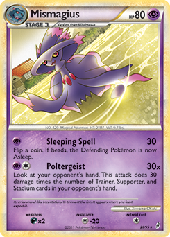 Mismagius 28/95 Pokémon card from Call of Legends for sale at best price