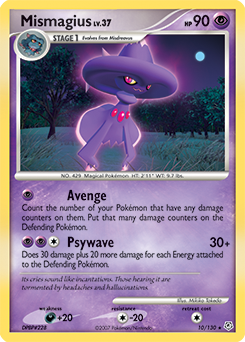 Mismagius 10/130 Pokémon card from Diamond & Pearl for sale at best price