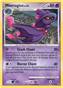 Mismagius 7/100 Pokémon card from Stormfront for sale at best price