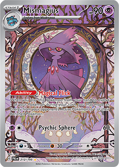 Mismagius 212/193 Pokémon card from Paldea Evolved for sale at best price