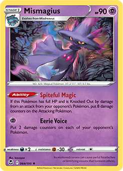 Mismagius 064/195 Pokémon card from Silver Tempest for sale at best price