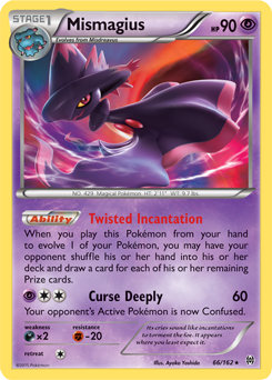 Mismagius 66/162 Pokémon card from Breakthrough for sale at best price