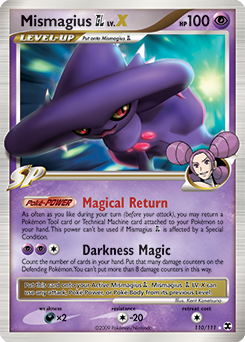 Mismagius LV.X 110/111 Pokémon card from Rising Rivals for sale at best price