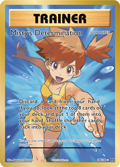 Misty's Determination 108/108 Pokémon card from Evolutions for sale at best price