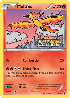 Carte Pokémon Promo Sulfura XY127 de la série Promos XY