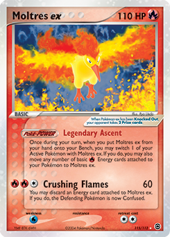 Moltres EX 115/112 Pokémon card from Ex Fire Red Leaf Green for sale at best price