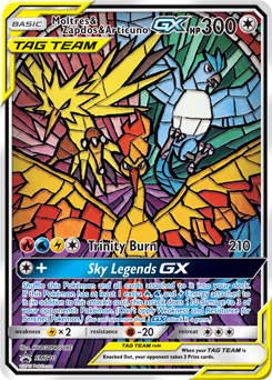 Moltres Zapdos Articuno GX SM210 Pokémon card from Sun and Moon Promos for sale at best price