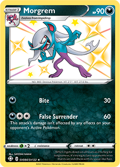Shining Pokémon Pokémon card Morgrem SV084/SV122 from Shining Fates expansion