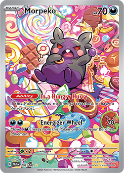Morpeko 206/182 Pokémon card from Paradox Rift for sale at best price