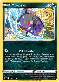 Morpeko 116/195 Pokémon card from Silver Tempest for sale at best price