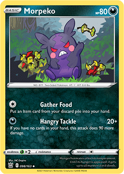 Morpeko 98/163 Pokémon card from Battle Styles for sale at best price