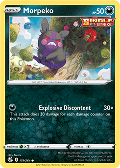 Morpeko 179/264 Pokémon card from Fusion Strike for sale at best price