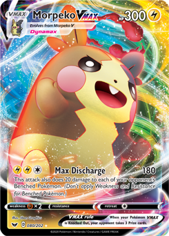 Morpeko VMAX 80/202 Pokémon card from Sword & Shield for sale at best price