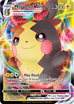Morpeko VMAX 038/072 Pokémon card from Shining Fates for sale at best price