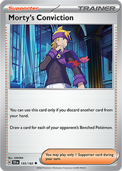 Morty's Conviction 155/162 Pokémon card from Temporal Forces for sale at best price