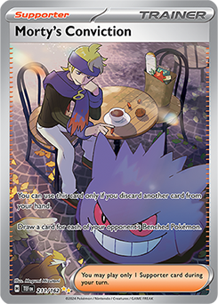Morty's Conviction 211/162 Pokémon card from Temporal Forces for sale at best price