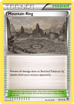 Mountain Ring 97/111 Pokémon card from Furious Fists for sale at best price