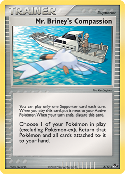 Uncommon Pokémon card Mr. Briney's Compassion 8/17 from POP 2 expansion