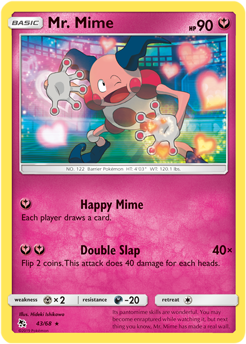 Mr. Mime 43/68 Pokémon card from Hidden Fates for sale at best price