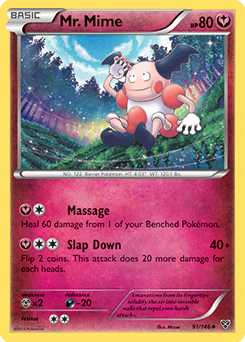 Mr. Mime 91/146 Pokémon card from X&Y for sale at best price