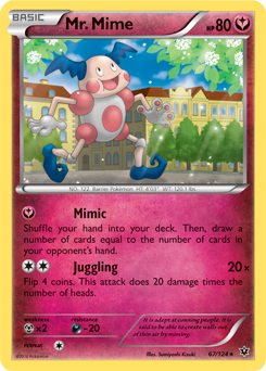 Mr. Mime 67/124 Pokémon card from Fates Collide for sale at best price