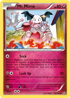Mr. Mime 101/160 Pokémon card from Primal Clash for sale at best price