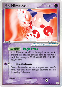 Mr. Mime EX 111/112 Pokémon card from Ex Fire Red Leaf Green for sale at best price