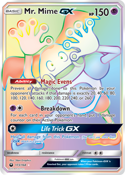Mr. Mime GX 173/168 Pokémon card from Celestial Storm for sale at best price