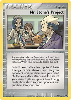 Mr. Stone's Project 79/106 Pokémon card from Ex Emerald for sale at best price