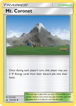 Mt. Coronet 130/156 Pokémon card from Untra Prism for sale at best price