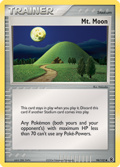 Carte Pokémon Mont Selenite 94/112 de la série Ex Rouge Feu Vert Feuille en vente au meilleur prix